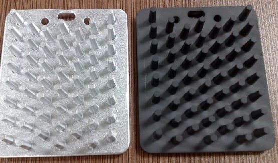 Forged pin-fin heat sink