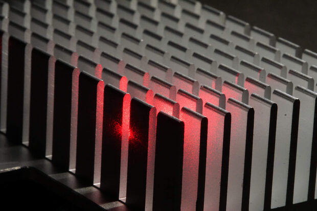 High-density bonded-fin heatsink