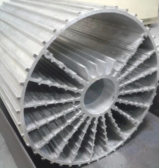 Extruded aluminium heatsink profile